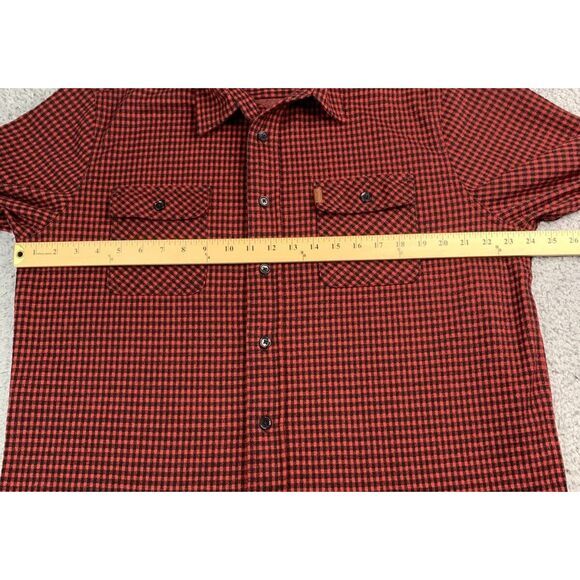 Chaps Shirt Mens Size Large Flannel The Lakeland Knit Shirt Long Sleeve Shirt - Picture 7 of 9